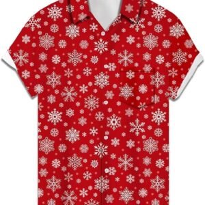 Christmas Bowling Shirts for Men