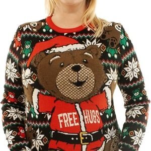 Ugly Christmas Party Knitted Ugly Christmas Sweater for Men and Women