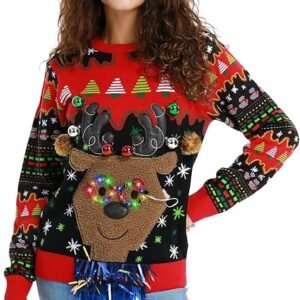 OFF THE RACK LED Christmas Sweater for Women