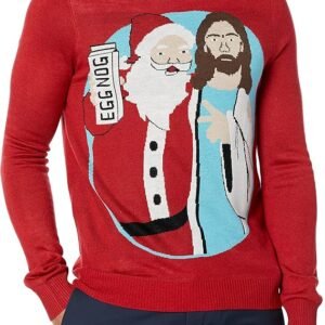 Funny and Colorful Men’s Ugly Christmas Sweaters by Tipsy Elves – Hilarious Holiday Pullovers for Festive Fun