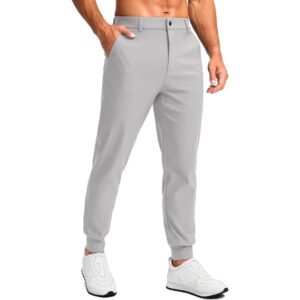 G Gradual Men's Golf Joggers Pants with 4 Pockets and Belt Loops