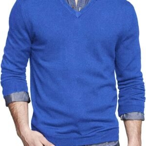 Men Casual V Neck Sweater