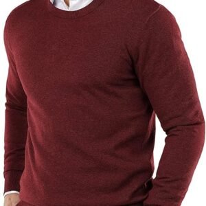 Men's Slim Fit Crew Neck Sweater