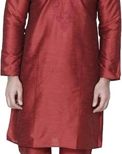 Men's Art Silk Indian Kurta