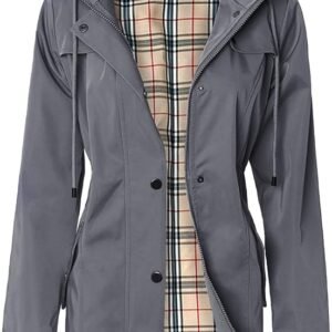 Women's Long Hooded Rain Jacket