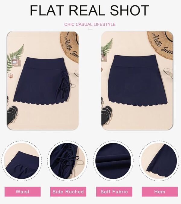 Women's High Waisted Swim Skirt