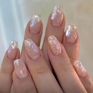 Bling Coffin Press on Nails