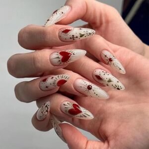 Almond Press on Nails