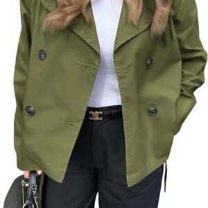 Women's Double Breasted Trench Coat