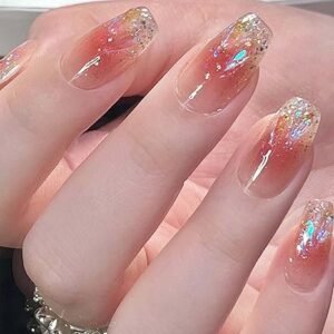 Bling Coffin Press on Nails