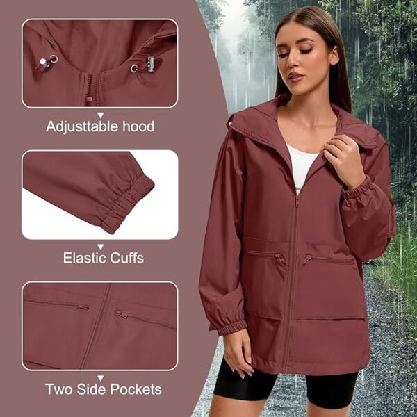 Women's Waterproof Rain Jacket