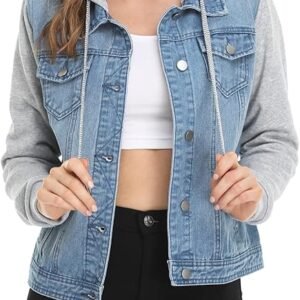 Women's Hoodie Denim Jacket