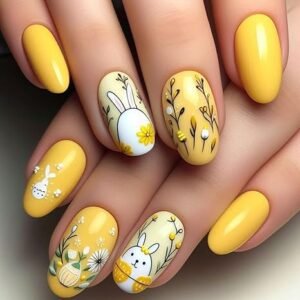Easter Press on Nails