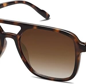SOJOS Retro Aviator Sunglasses