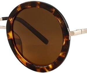 JOOX Polarized Retro Round Sunglass