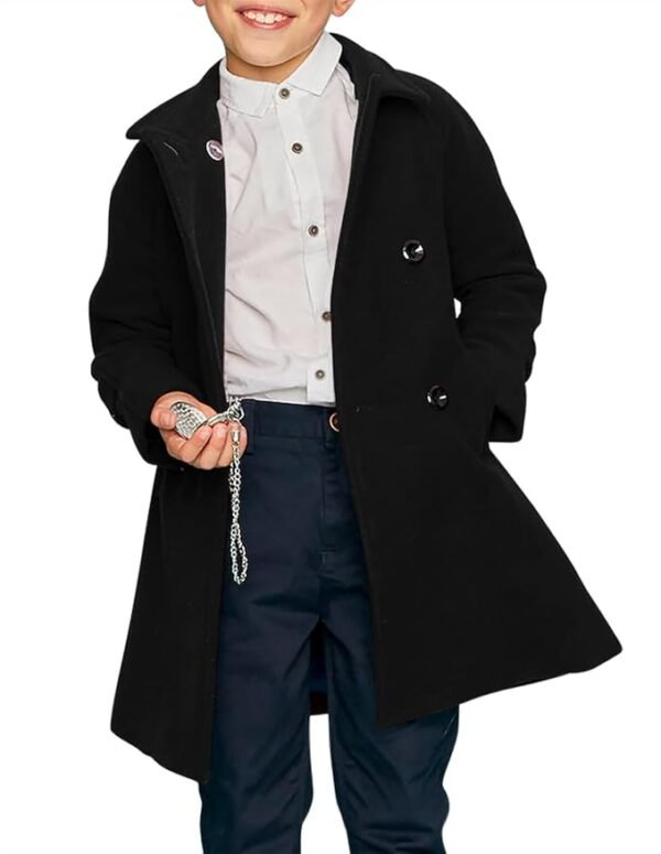 Boys Double Breasted Pea Coat