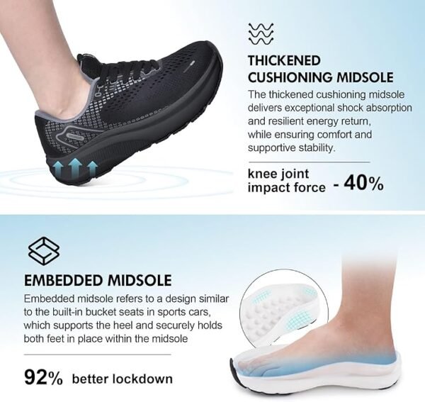 JACKSHIBO Wide Toe Box Shoes