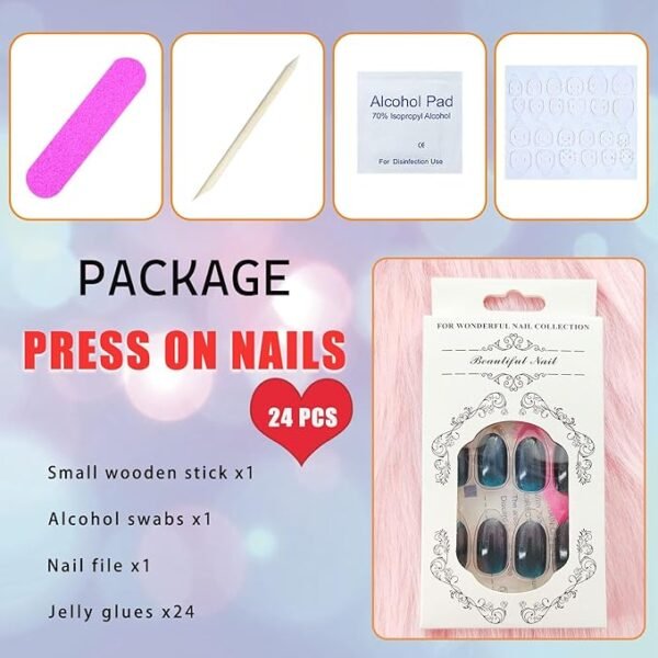 Cat Eye Press on Nails