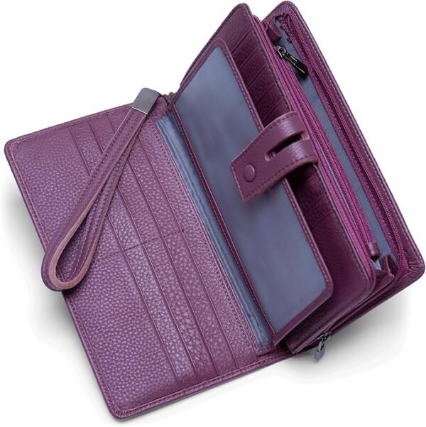 Leather Wristlet Wallet