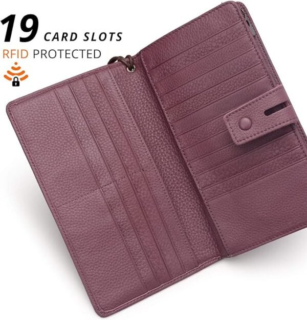 Leather Wristlet Wallet
