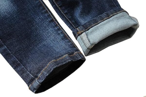Boys' Elastic Washed Pull On Straight Jeans
